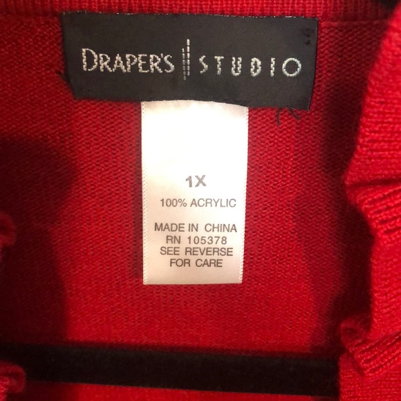 Cute Red Cardigan - Picture 3 of 4